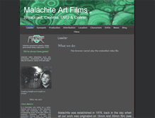 Tablet Screenshot of malachite.co.uk