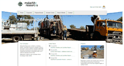 Desktop Screenshot of malachite.com.au